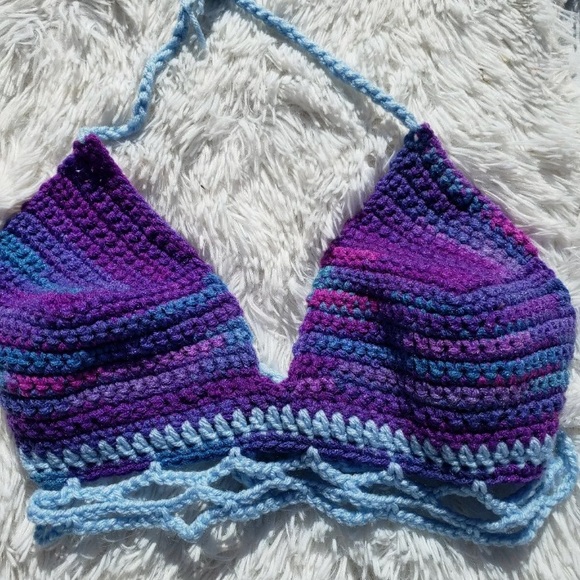 🦄 Handmade festival crochet top - Picture 4 of 4